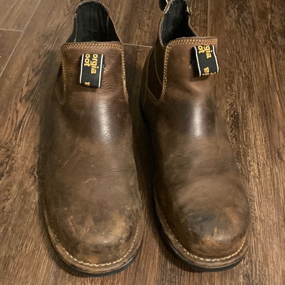 Blundstone Brown Leather Chelsea Boots